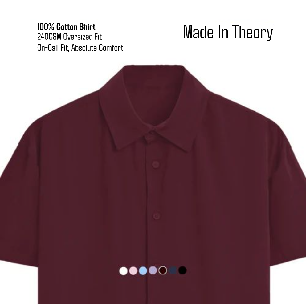 relaxed cotton shirt