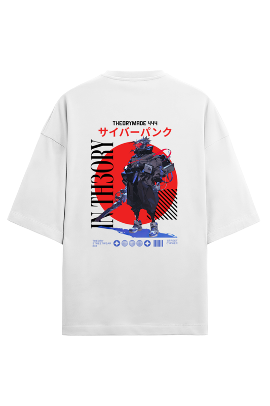 RED SAMURAI - COTTON OVERSIZED TEE [240 GSM, 100% COTTON]