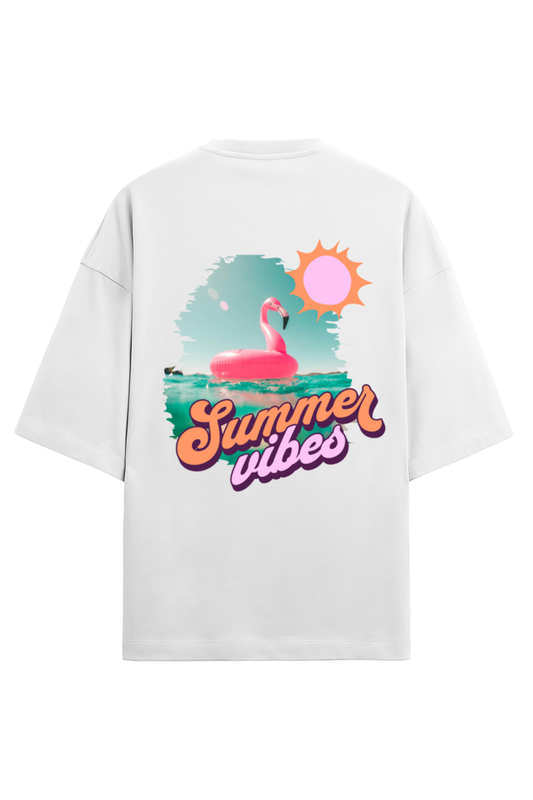 SUMMER VIBE - COTTON OVERSIZED TEE [240 GSM, 100% COTTON]
