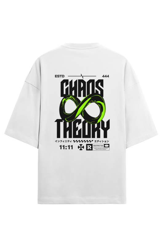 CHAOS THEORY - COTTON OVERSIZED TEE [240 GSM, 100% COTTON]