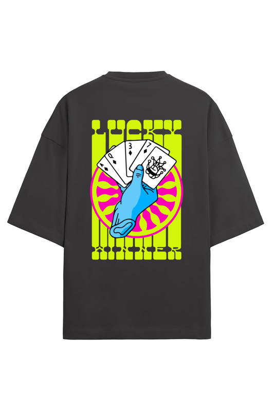 Lucky winner - COTTON OVERSIZED TEE [240 GSM, 100% COTTON]